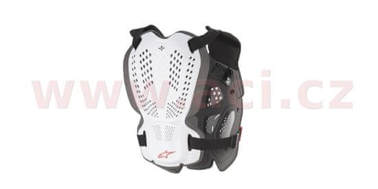 Alpinestars chránič hrudi A-1 PLUS, ALPINESTARS (bílá/antracit/červená, vel. XL/2XL) (Velikost: XL/2XL) 6700120-2043