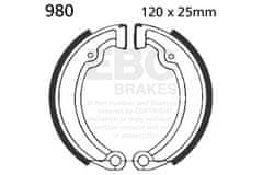 EBC Sada brzdových čelistí EBC 980 980