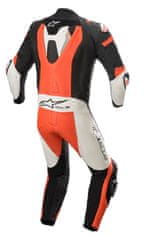 Alpinestars jednodílná kombinéza MISSILE 2 IGNITON, TECH-AIR kompatibilní, ALPINESTARS (černá/bílá/červená fluo) (Velikost: 46) 3150222-1231