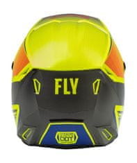 Fly Racing přilba KINETIC DRIFT, FLY RACING - USA dětská (modrá/hi-vis/šedá) (Velikost: YS) 73-8642Y