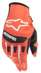 Alpinestars rukavice TECHSTAR, ALPINESTARS (oranžová/černá, vel. S) (Velikost: S) 3561022-41