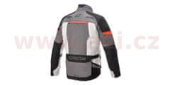 Alpinestars bunda VALPARAISO V3 DRYSTAR, ALPINESTARS (tmavá šedá/světlá šedá/červená, vel. 4XL) (Velikost: 4XL) 3204020-939