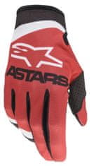Alpinestars rukavice RADAR, ALPINESTARS (červená matt/modrá neon, vel. S) (Velikost: S) 3561822-3007