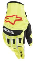 Alpinestars rukavice TECHSTAR, ALPINESTARS (žlutá fluo/černá) (Velikost: 2XL) 3561022-551