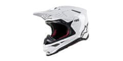 Alpinestars přilba SUPERTECH S-M8 SOLID, ALPINESTARS (bílá lesklá, vel. L) (Velikost: S) 8300519-2180