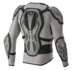 Alpinestars chránič těla BIONIC ACTION certifikace CE2 (EN 1621_2, EN 1621_3), ALPINESTARS (tmavá šedá/šedá/žlutá fluo) (Velikost: S) 6506818-9355