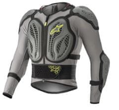 Alpinestars chránič těla BIONIC ACTION certifikace CE2 (EN 1621_2, EN 1621_3), ALPINESTARS (tmavá šedá/šedá/žlutá fluo) (Velikost: S) 6506818-9355