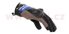 Spidi rukavice FLASH R EVO, SPIDI (černá/bílá/modrá) (Velikost: L) B79K3-022