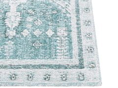 Beliani Bavlněný koberec 160 x 230 cm mentolově zelený FULLA