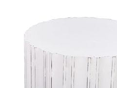 Beliani Boční stolek bílý DEULI