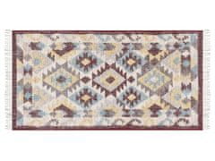 Beliani Jutový koberec 80 x 150 cm vícebarevný FENER