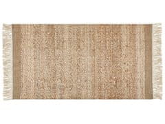 Beliani Jutový koberec 80 x 150 cm béžový ABANA