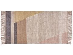 Beliani Jutový koberec 80 x 150 cm hnědý SAMLAR