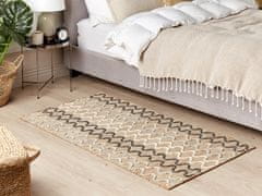 Beliani Jutový koberec 80 x 150 cm béžový SOGUT