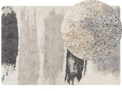 Beliani Koberec Shaggy 200 x 300 cm bílý/šedý MARTUNI