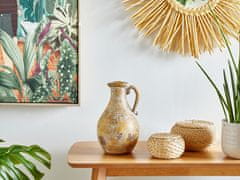 Beliani Terakotová dekorativní váza 28 cm vícebarevná FILIPPI