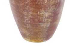 Beliani Terakotová dekorativní váza 57 cm hnědá/černá MANDINIA