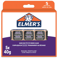 Elmer's Lepící tyčinka ELMER'S mizející fialová 40g - 5ks