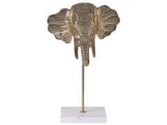 Beliani Dekorativní figurka zlatá KASO