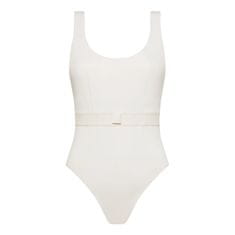 Calvin Klein Dámské jednodílné plavky Monogram Rib Velikost: M KW0KW02151-PGA