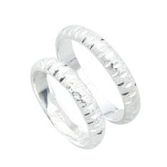 LS Stříbrný snubní prsten 4mm 60