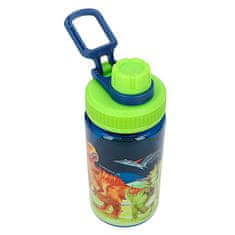 Dino World Cestovní lahev na pití , Modro-zelená, 500 ml, s dinosaury | 0412425_A