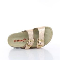 Superfit Pantofle zlaté 33 EU Fussbett