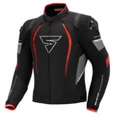 Shima Bunda na motorku Solid Pro černo-šedo-červená Velikost: 2XL