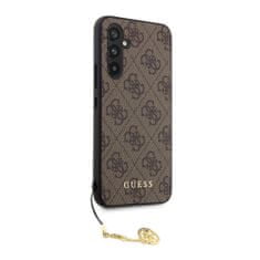 Guess hard silikonové pouzdro Samsung Galaxy A54 5G Brown 4G Metal Gold Logo