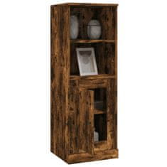 Greatstore Skříň highboard kouřový dub 36 x 35,5 x 103,5 kompozitní dřevo