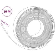 Vidaxl Travní lemy 5 ks černé 10 m 10 cm polyethylen