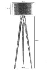 ASIR GROUP ASIR Stojací lampa TRIPOD hnědá červená