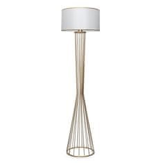 Opviq Stojací lampa AYD-3077, Bílá, Zlatá