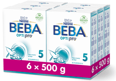 BEBA OPTIPRO 5 batolecí mléko, 6x500 g