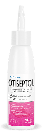 Eurowet Otiseptol - Emulze Na Mytí Uší Pro Psy A Kočky 100ml