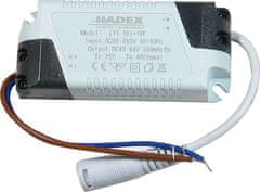 HADEX Zdroj-LED driver 15-18W, 230V/43-64V/300mA