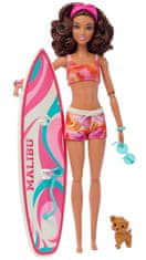 Mattel Barbie surfařka s doplňky HPL69 - rozbaleno