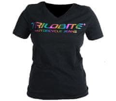 TRILOBITE Dámské tričko Katchaba T-shirt black rainbow vel. 3XL