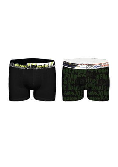 John Frank Pánské boxerky JF2BBID04 2PACK