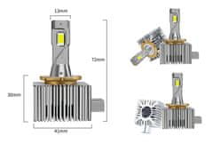 SEFIS X6 LED žárovky D3S / D3R 70W pár bílá