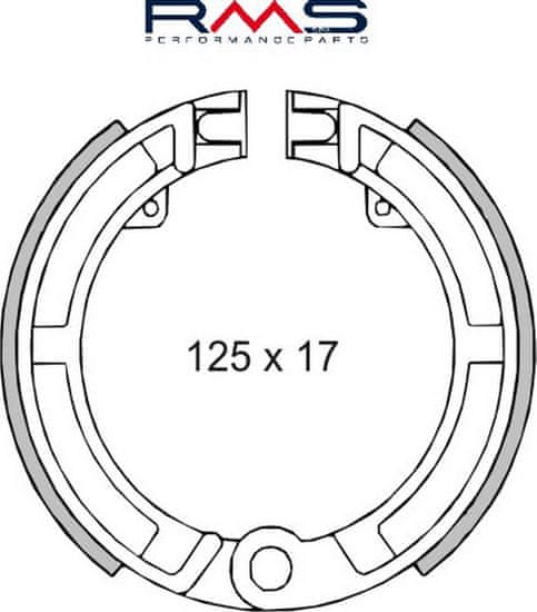 RMS Brzdové čelisti RMS 225120170 225120170