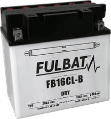 Fulbat Konvenční motocyklová baterie FULBAT FB16CL-B (YB16CL-B) Včetně balení kyseliny 2H668213