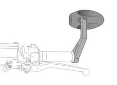 PUIG Adaptér na zpětné zrcátko PUIG SUPPORT WITHOUT SIDE MIRROR HI-TECH NINJA 300/ZX6R 9276N černý k kapotáži 9276N