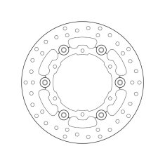 Brembo Brzdový kotouč BREMBO 78B408A6 plovoucí 78B408A6