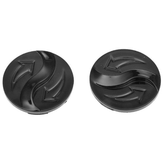 Cassida víčka plexi pro přilby EVO, CASSIDA - ČR (černé, pár) VISOR CAPS EVO BLACK