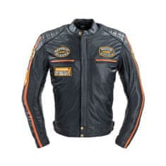 W-TEC Pánská kožená moto bunda Sheawen Classic (Velikost: 4XL, Barva: černá)