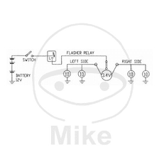 JMP Přerušovač blinkrů JMP elektronický 12V 3pólový 2H100564