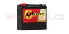 Banner 12Ah baterie, 200A, levá BANNER Running Bull AGM BACKUP 150x88x145 AUX14