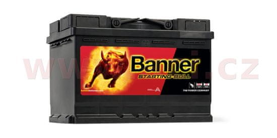 Banner 72Ah baterie 650A, pravá BANNER Starting Bull 278x175x190 57212