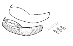 SHAD Reflexní prvky SHAD D1B371CAPR pro SH37 D1B371CAPR